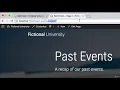 Past Events Page Custom Query Pagination wordpress english tutorial