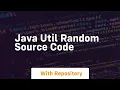 java util random source code