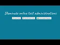 Online Test Options in Illuminate