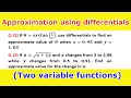 18 Differential approximation two variable function two examples solved