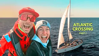 CROSSING the ATLANTIC on our repaired sailboat | Part 1️⃣