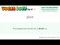 Shrill - English Pronunciation Definition Synonyms Antonyms Example Sentence