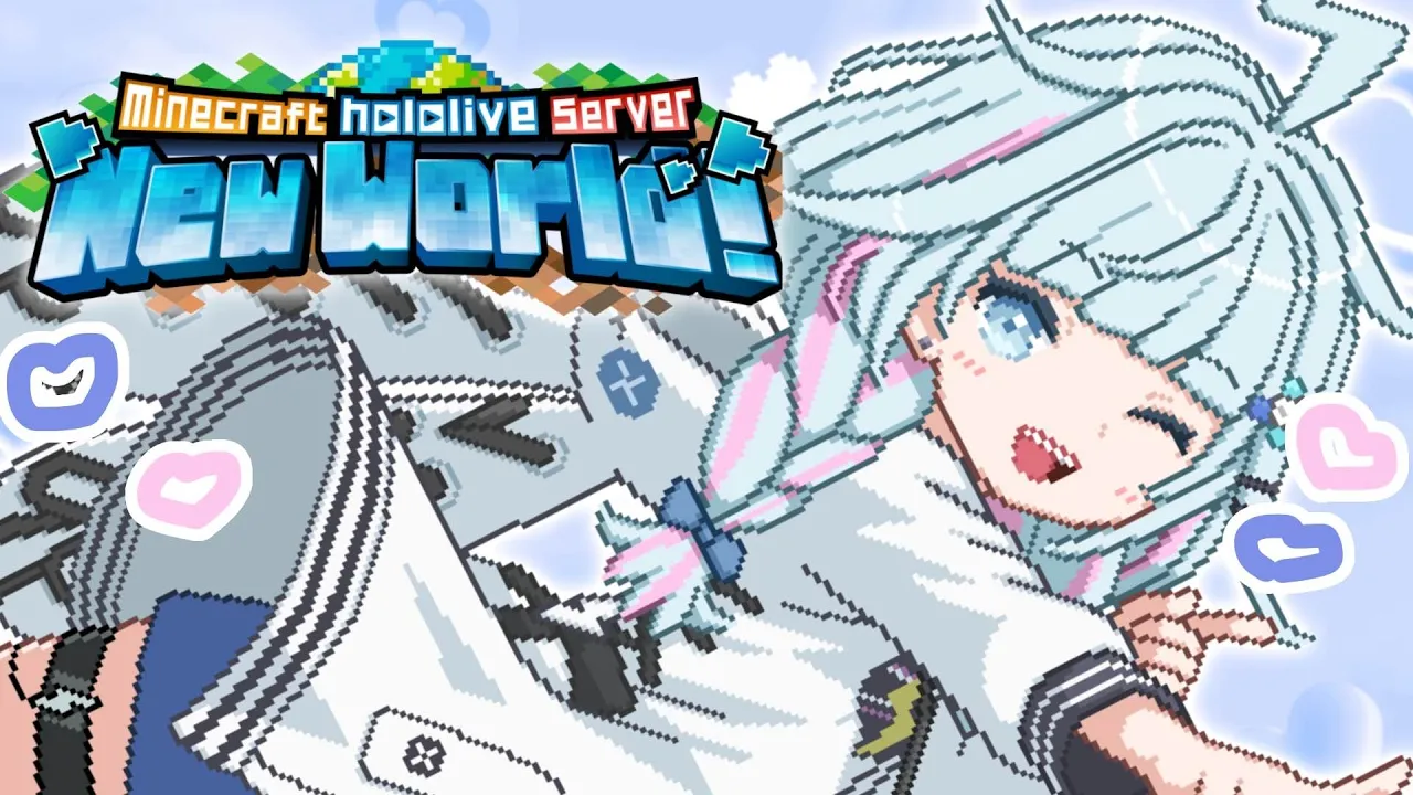 【Minecraft 】素材集めたり拠点作ったりする🎀【水宮枢／FLOW GLOW】#hololiveDEV IS