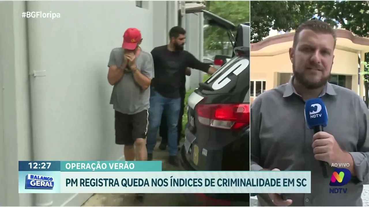 Operação Estação Verão: queda nos índices de criminalidade em SC