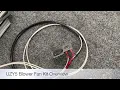 UZY5 Blower Fan Kit Overview