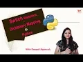 Switch Statement in Python Switcher Statement Dictionary Mapping in Python PyCharm Hindi