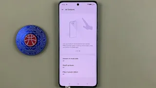 How to scroll pages up and down with air gestures on OPPO Reno10 5G Android 13