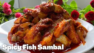 sambal tumis pedas ikan tenggiri spicy fish sambal sus cookbook