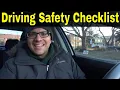 Driving Safety Checklist-Before You Start Driving