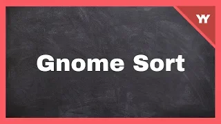 Java Gnome Sort