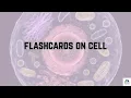 Flashcards on Cells structures Biology Made Simple