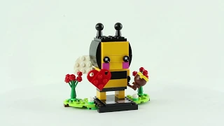 Lego BrickHeadz 40270 Valentine's Bee - Lego Speed Build