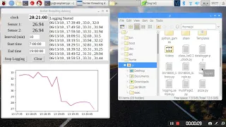 Creating a Temperature Data logger on Raspberry Pi using python and DS18B20 temperature sensor