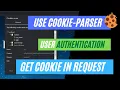 How to Get Cookie Value JWT Token using Cookie-Parser in Node ExpressJS MongoDB in Hindi 2020