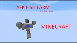 Simple AFK Fishing Farm Medium Ping - Minecraft 1 12 2