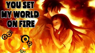 Download Nightcore - You Set My World On Fire - Loving Caliber Feat Selestine MP3