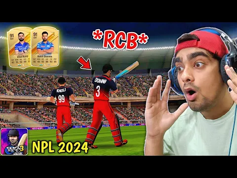 Download MP3 *KOHLI And DHONI* OPENING For RCB Vs GT NPL 2024 WCC3 (HARD MODE)