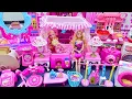 Download Lagu 13 Minutes Satisfying with Unboxing Barbie Princess Wardrobe \u0026 Kitchen Collection Toys Review | ASMR