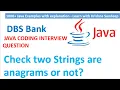 Java Program to check whether two Strings are anagrams or not