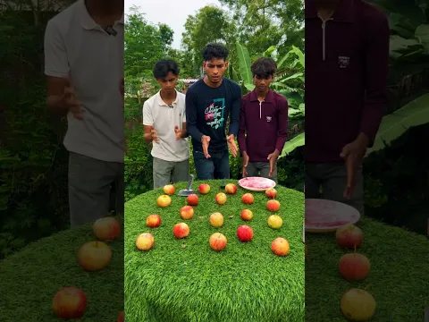 Jisko Jo bartan Mila usi se uthana hai Apple 😱 #shortvideos #shortsfeed #shorts #challenge #apple