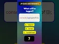 JS Quiz 28 of 1000 JavaScript Quiz and Answers Web Development Skills