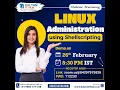 Linux Administration using Shellscripting - New Batch Kalyan IT Hub