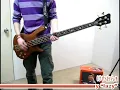 けいおん！「Don't say "lazy"」をベースで弾いてみた