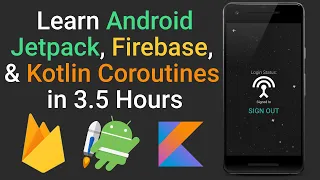 Android Jetpack Tutorial - Firebase Room VM Navigation LiveData Kotlin Coroutines 2019