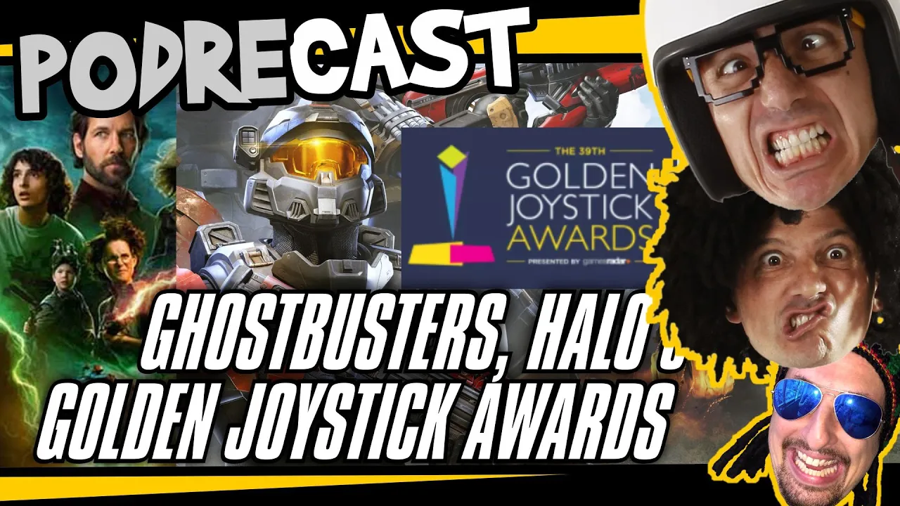 GHOSTBUSTERS, HALO INFINITE E Golden Joystick Awards  -  PODREcast 42  Irmãos Piologo #gostbusters