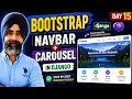 Bootstrap Navbar Carousel in Django Build Responsive Website Django Tutorial Day 15
