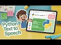 Convert Text to Speech in Python using win32com client