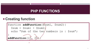 Episode 29 Functions in PHP Amharic