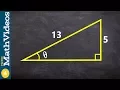 Given a right triangle evaluate the six trigonometic function