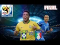 FINAL DA COPA DO MUNDO NO PES 2010: BRASIL vs. ITÁLIA