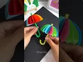 Umbrella paper craft 3d craft umbrella making