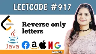 Reverse only letters Leetcode 917