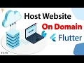 Flutter Tutorial - How To Host Flutter Website On Custom Domain DNS A Record CNAME