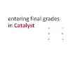 Faculty Grading