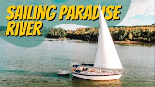 Sailing Stunning English River (Dart)