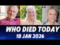 9 American Celebrity Died TODAY 17 Jan 2026