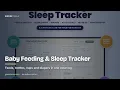 Baby Feeding Sleep Tracker Feeds Bottles Naps Diapers Printable PDF Offline