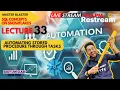 LECTURE 33 AUTOMATING STORED PROCEDURE THROUGH TASKS SQL 10PM LIVE DATA ANALYTICS