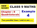 Class 9 Maths Chapter 8 Example 4 Quadrilaterals New NCERT Ranveer Maths 9