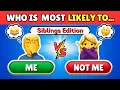 Who Is Most Likely To Siblings Edition Fun Family Quiz Quizzly Bears