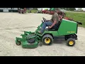 JOHN DEERE F735 DIESEL MOWER AT STADE AUCTION ONLINE