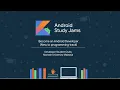 Android Study Jam Session 1 New To Programming Track