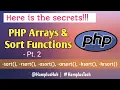 PHP Arrays Sort Functions Pt 2