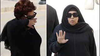 صدمة وذهول لحظة وصول فيفي عبده ولبلبة بجن  ازة الفنان الكبير هاني شاكر دندنها
