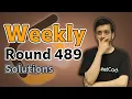 LeetCode Weekly 489 Solutions by Former LeetCode Contest Coordinator