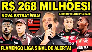 268 MILHÕES! FLAMENGO PREPARA PARA TOMAR UM GOLPE! LORRAN VOLTA PARA REFORÇAR A BASE! TREINO MENGÃO!